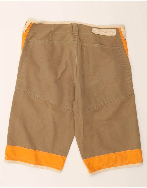Murphy & Nye Herre Sailwear Shorts W33 Medium Orange Colourblock Bomuld