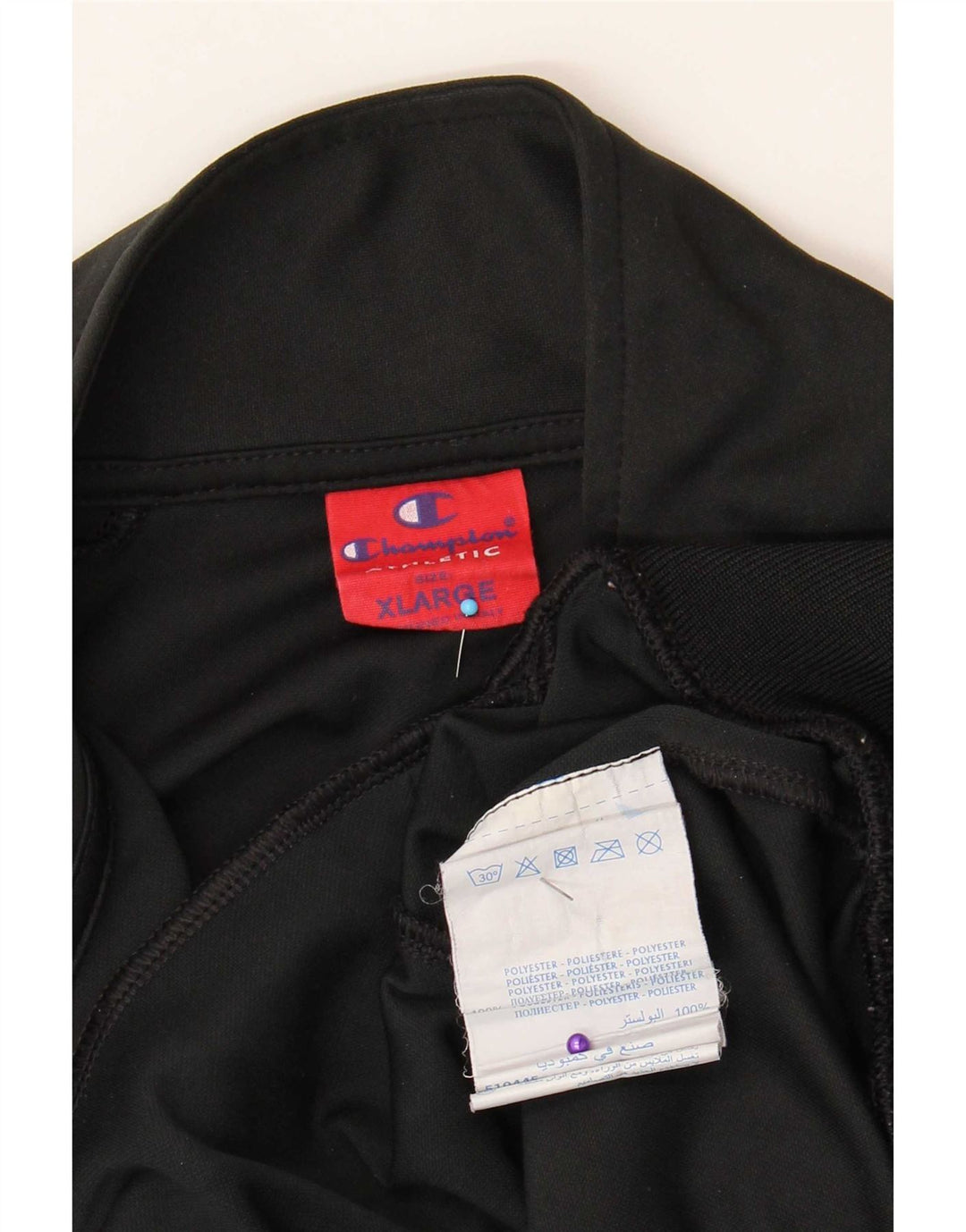 Champion Træningsdragt til mænd Topjakke XL Sort Colourblock Polyester