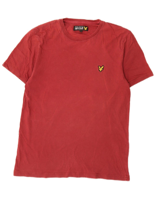 Lyle & Scott Herre T-shirt Top Medium Rød Bomuld