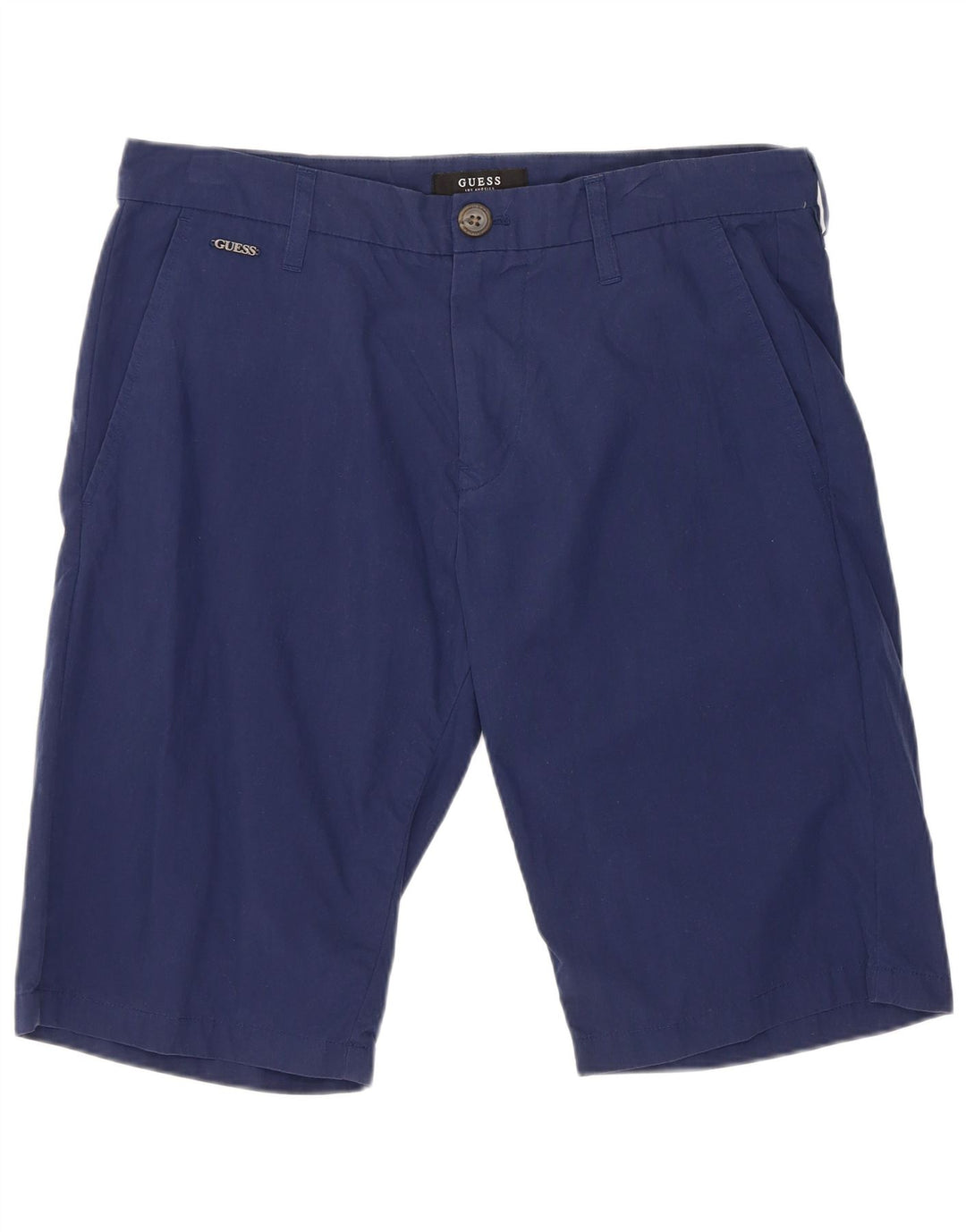 Guess Chino Shorts til mænd W32 Medium Blue Bomuld