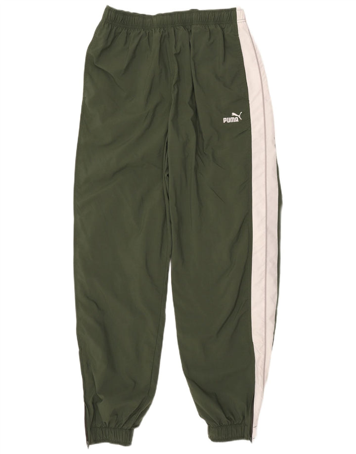 PUMA Træningsdragt til mænd Joggers XL Khaki Colourblock Nylon