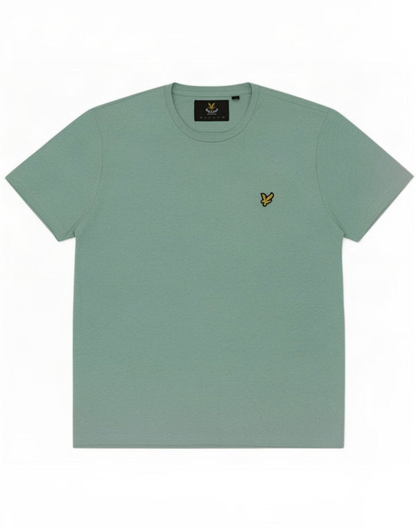 Lyle & Scott Herre T-shirt Top Stor turkis bomuld