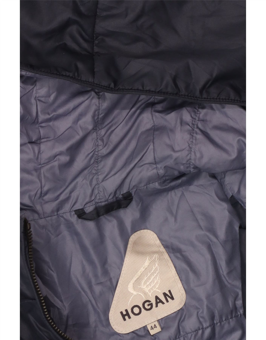 HOGAN Bomberjakke med hætte til kvinder IT 44 Medium Navy Blue