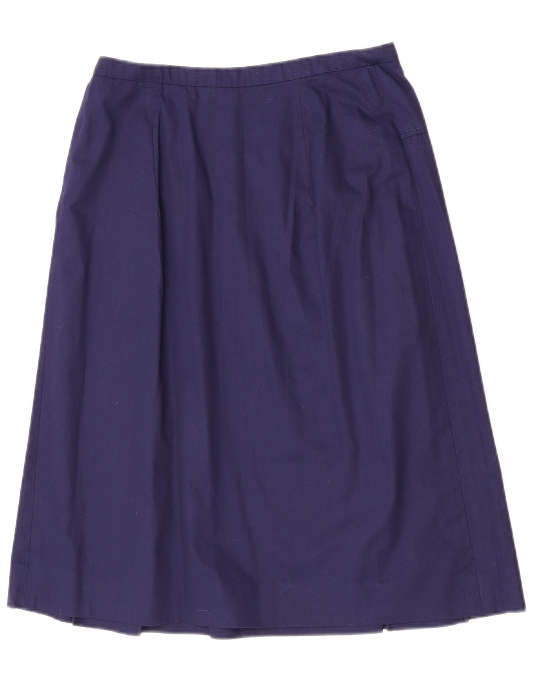 Vintage dame A-line nederdel W28 Medium marineblå bomuld