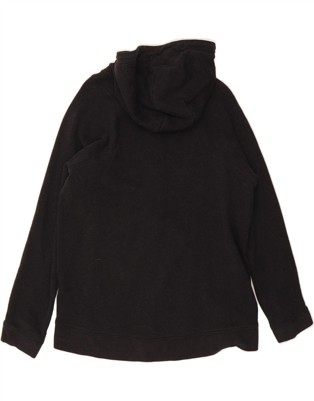 NIKE Womens Zip Hoodie Sweater UK 14 Medium Black Cotton Vintage Nike and Second-Hand Nike from Messina Hembry 