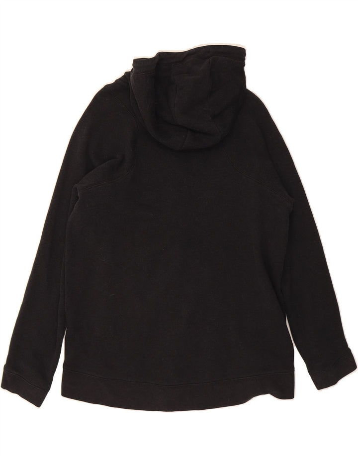 NIKE Womens Zip Hoodie Sweater UK 14 Medium Black Cotton Vintage Nike and Second-Hand Nike from Messina Hembry 