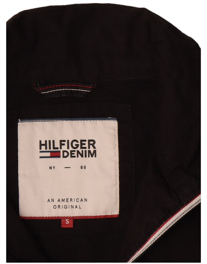 Tommy Hilfiger Bomberjakke til mænd UK 36 Lille sort bomuld