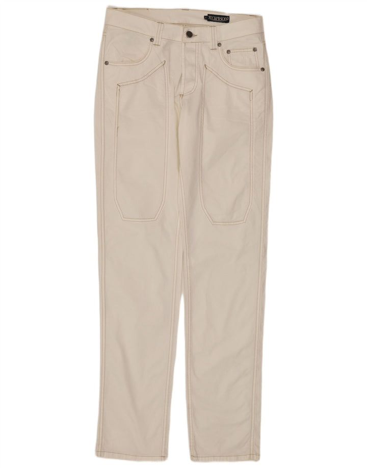 JECKERSON Dame Slim Jeans W31 L34 Hvid Bomuld