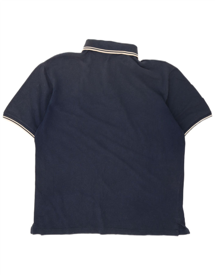 Fred Perry Herre poloshirt Stor marineblå stribet bomuld