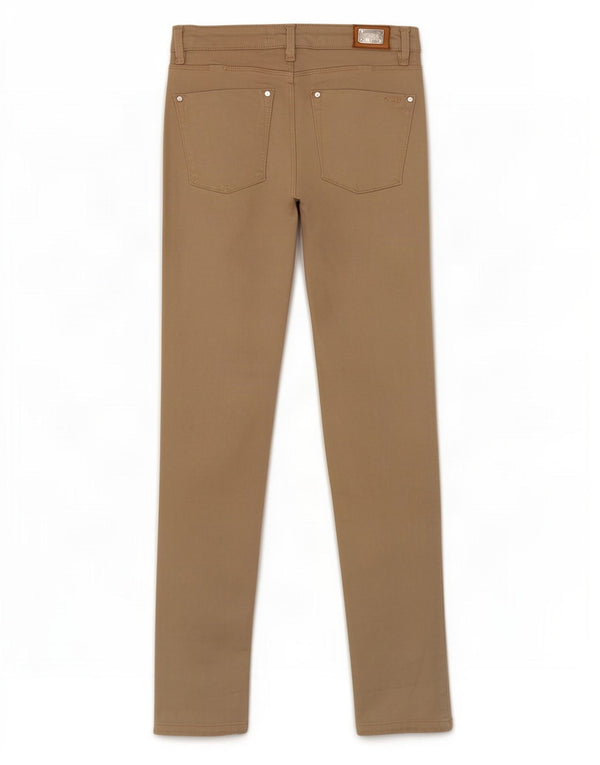 Zara Dame Slim Jeans EU 34 2XS W24 L30 Beige