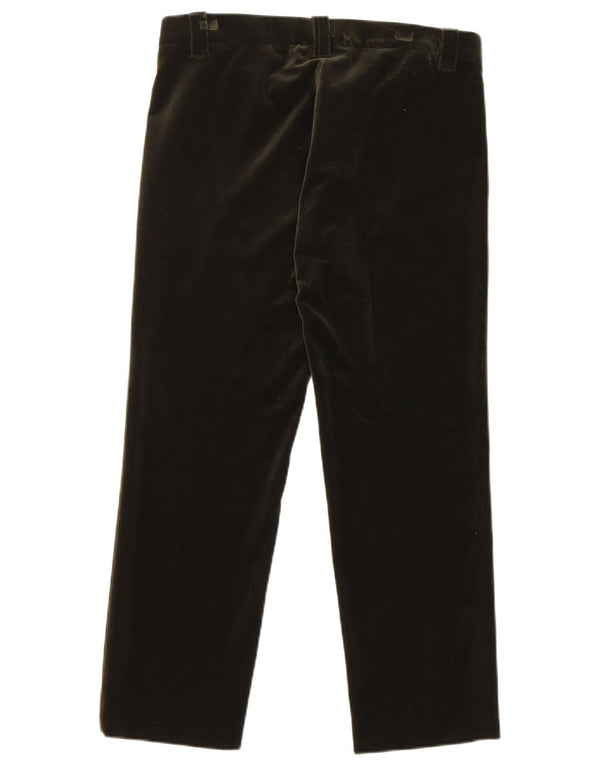 Metradamo Womens Velvet Crop Casual Bukser EU 40 Medium W30 L25 Grøn
