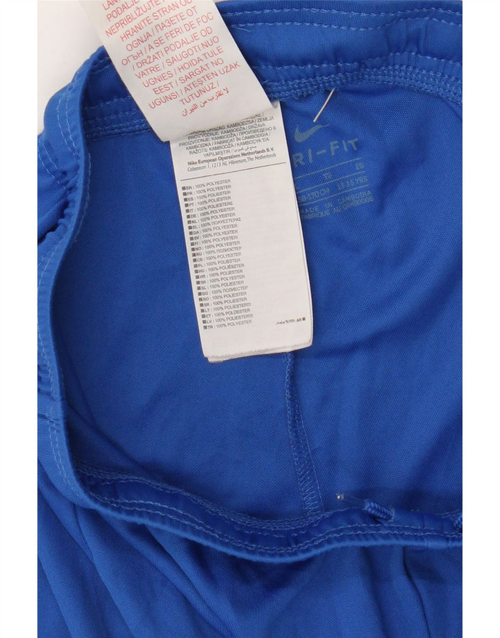 Nike drenge Dri Fit sportsshorts 13-14 år XL blå polyester