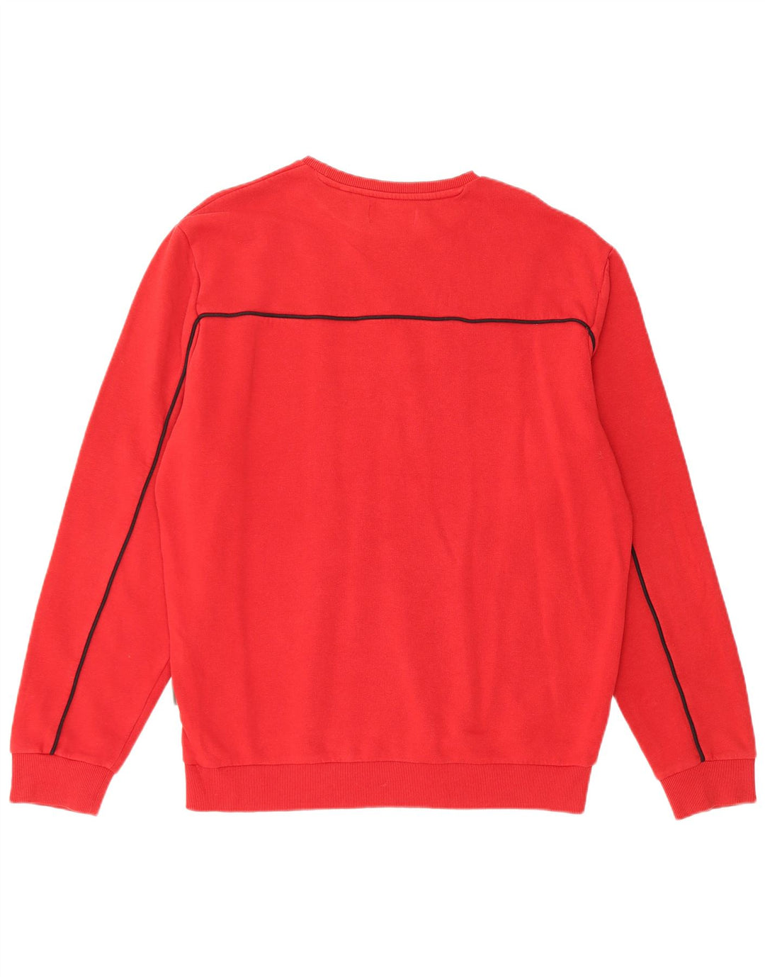 GUESS Grafisk sweatshirt til mænd, stor rød bomuld