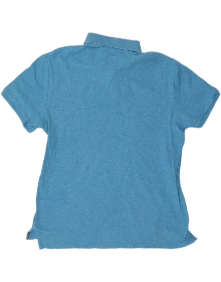 PENGUIN Mens Classic Fit Polo Shirt Large Blue Vintage Penguin and Second-Hand Penguin from Messina Hembry 