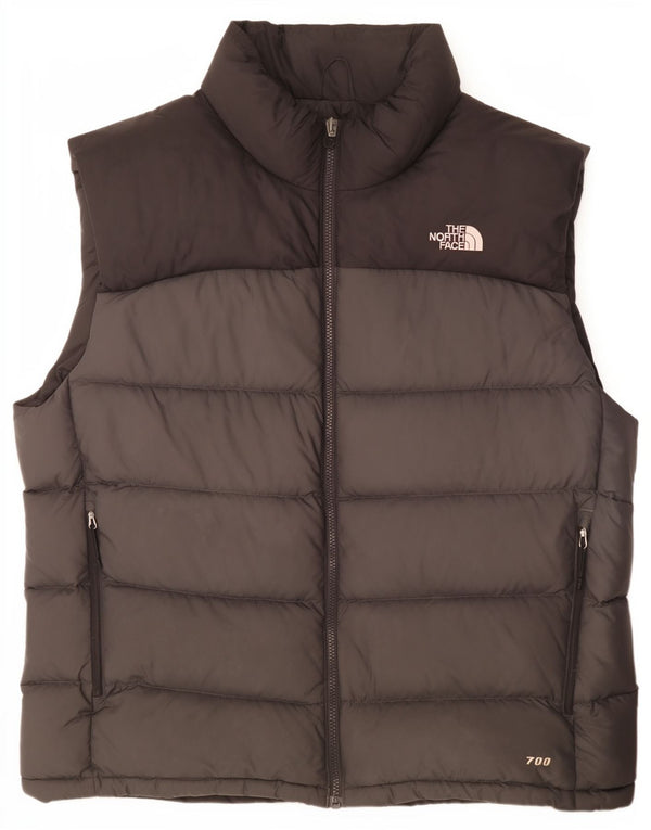 The North Face Herre Polstret Gilet UK 42 XL Grå Colourblock Nylon