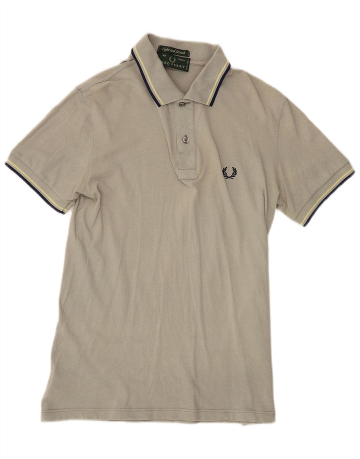 Fred Perry herre polo shirt lille grå stribet bomuld