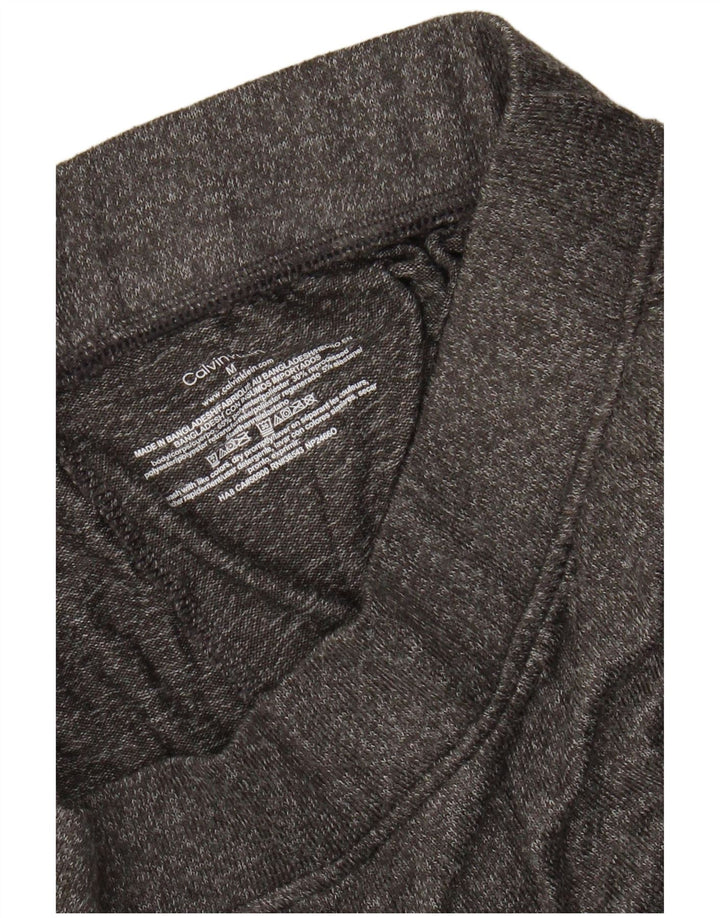 CALVIN KLEIN Herre grafiske sportsshorts mellemgrå polyester