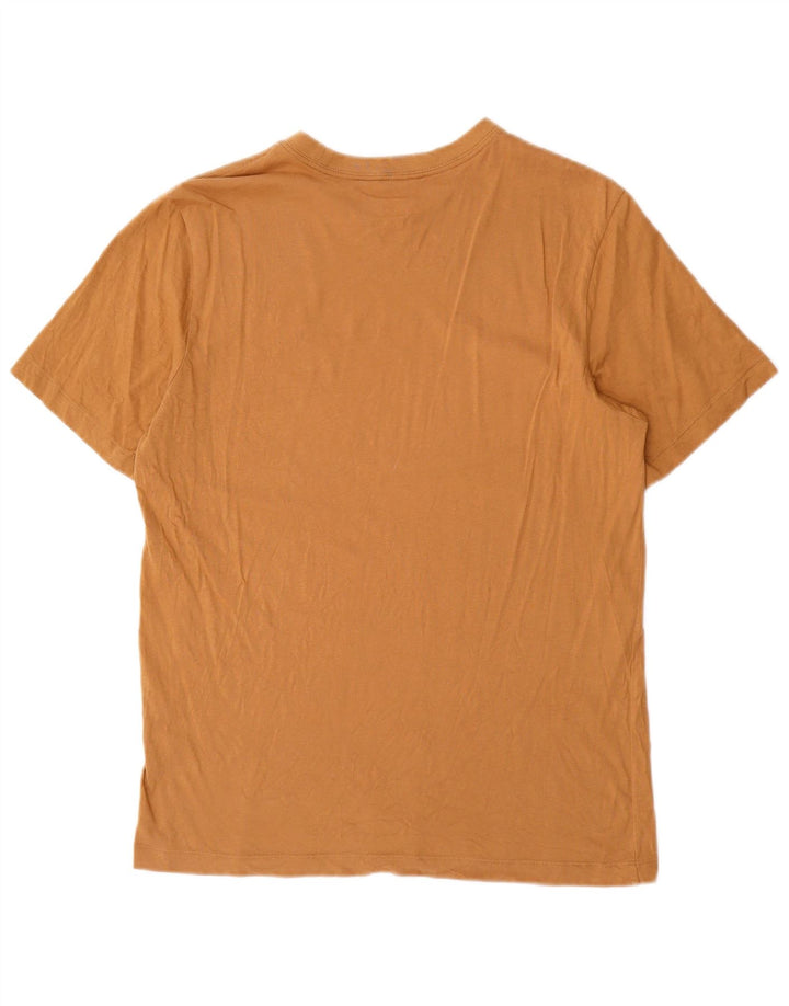 NIKE Mens T-Shirt Top Medium Brown