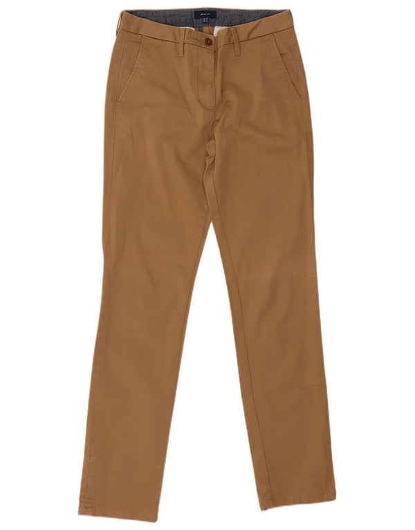Gant Slim Chino Bukser til kvinder UK 12 Medium W28 L31 Beige Bomuld