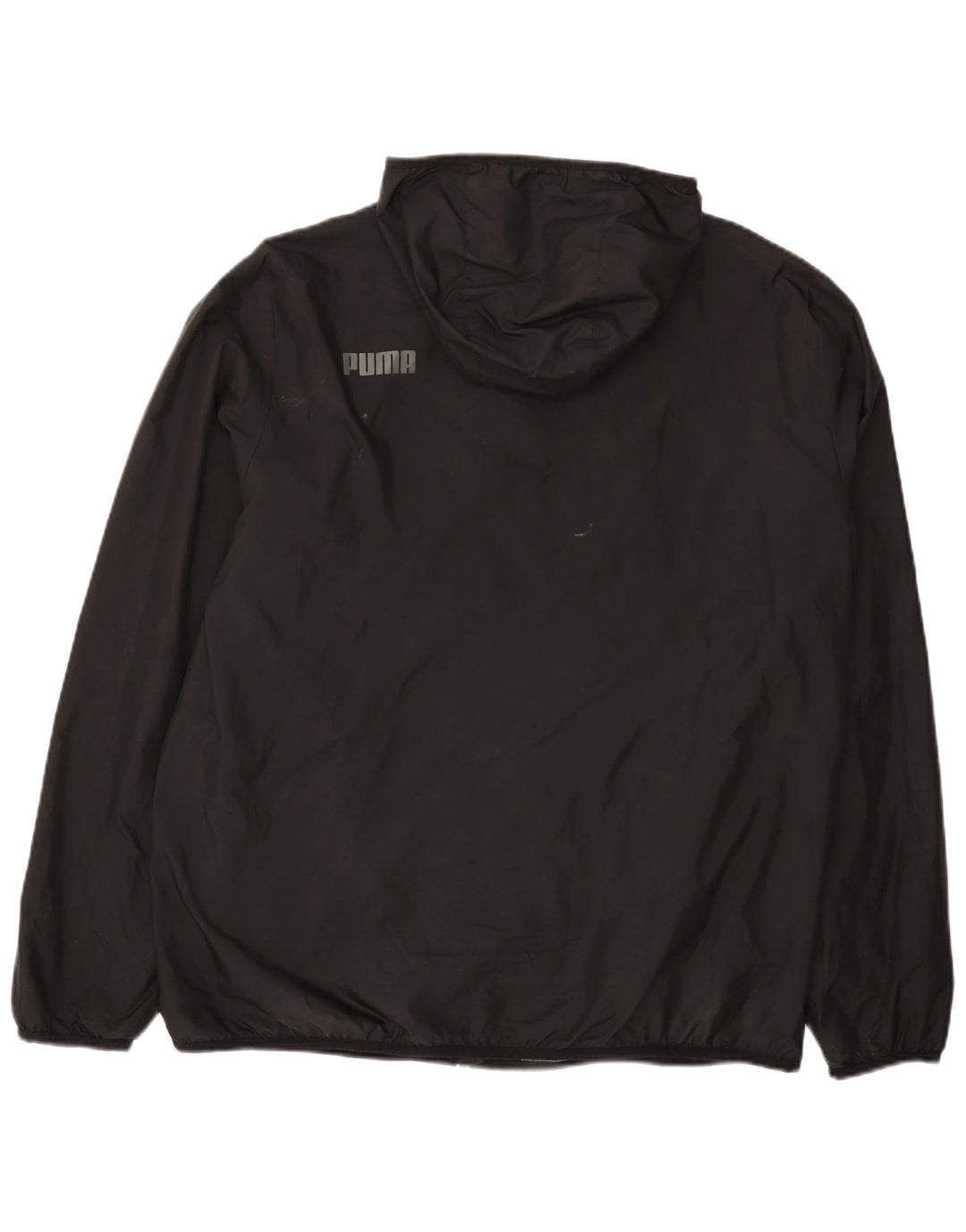 Puma Regnjakke med hætte til mænd UK 18 XL Sort Polyester