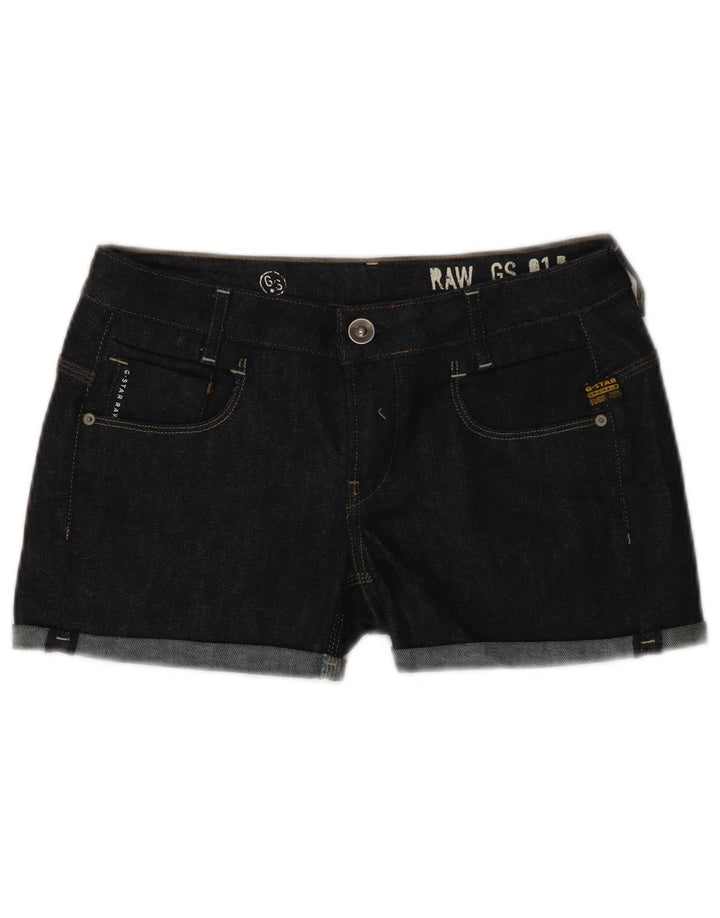 G-Star denimshorts til kvinder W29 Mellem marineblå bomuld