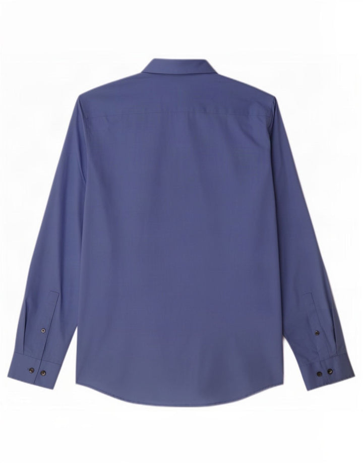 Calvin Klein Herreskjorte str. 15 1/2 Medium Blue Cotton Classic