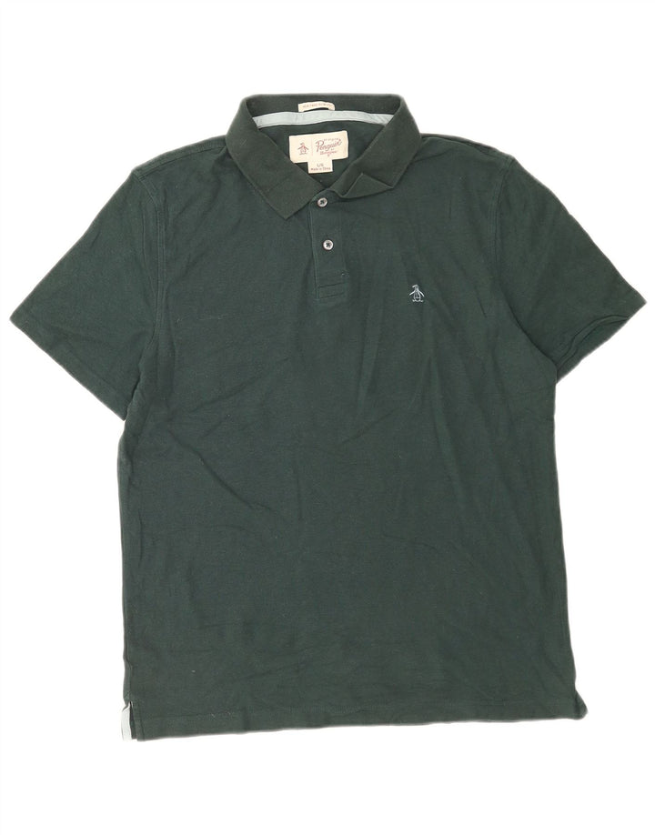 Penguin Heritage Slim Fit Polo Shirt Large Green