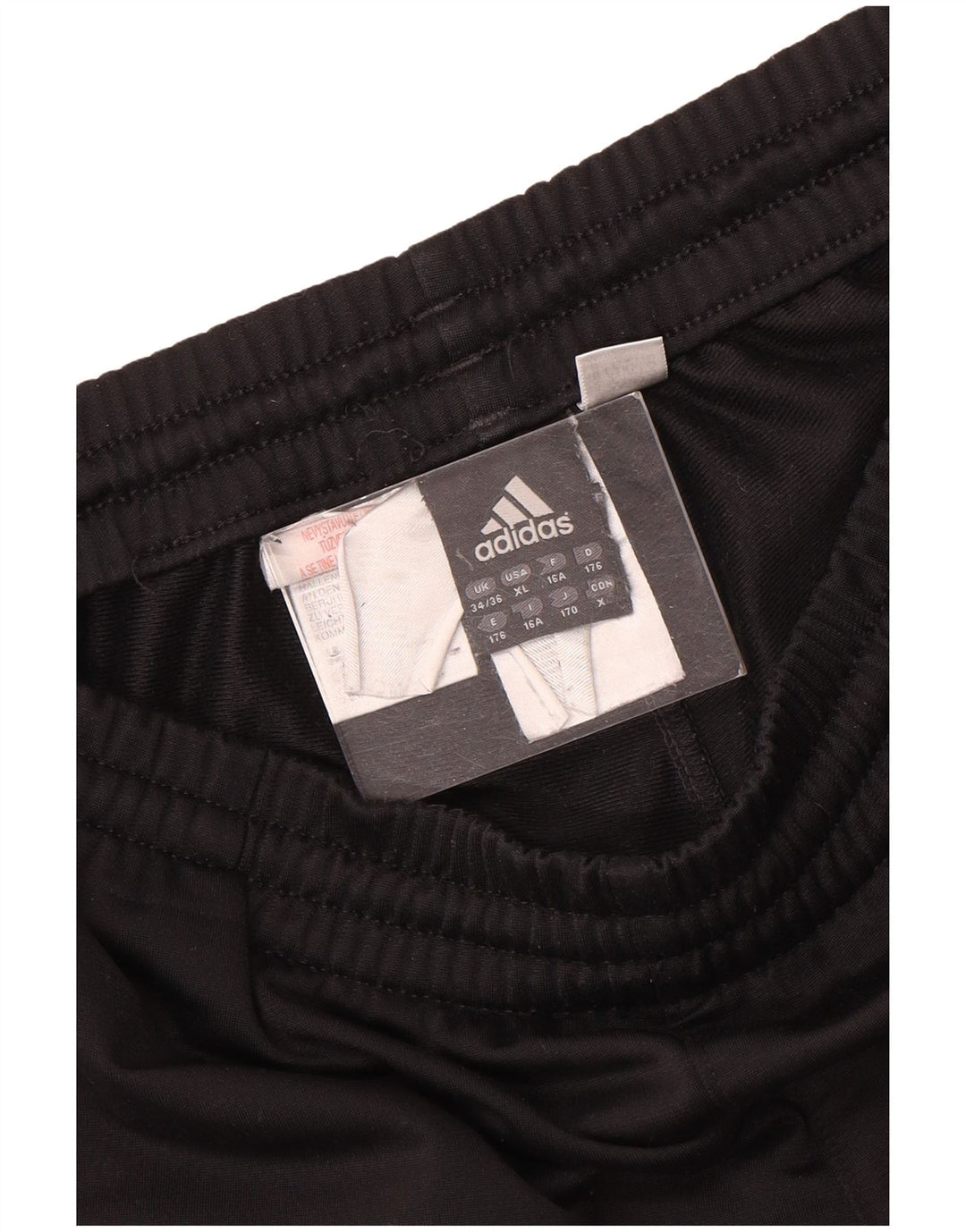 Adidas Drenge Træningsdragt Bukser Joggers 15-16 År Sort Polyester