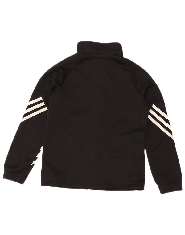 Adidas drenge Regular Fit træningsdragt topjakke 7-8 år sort sport