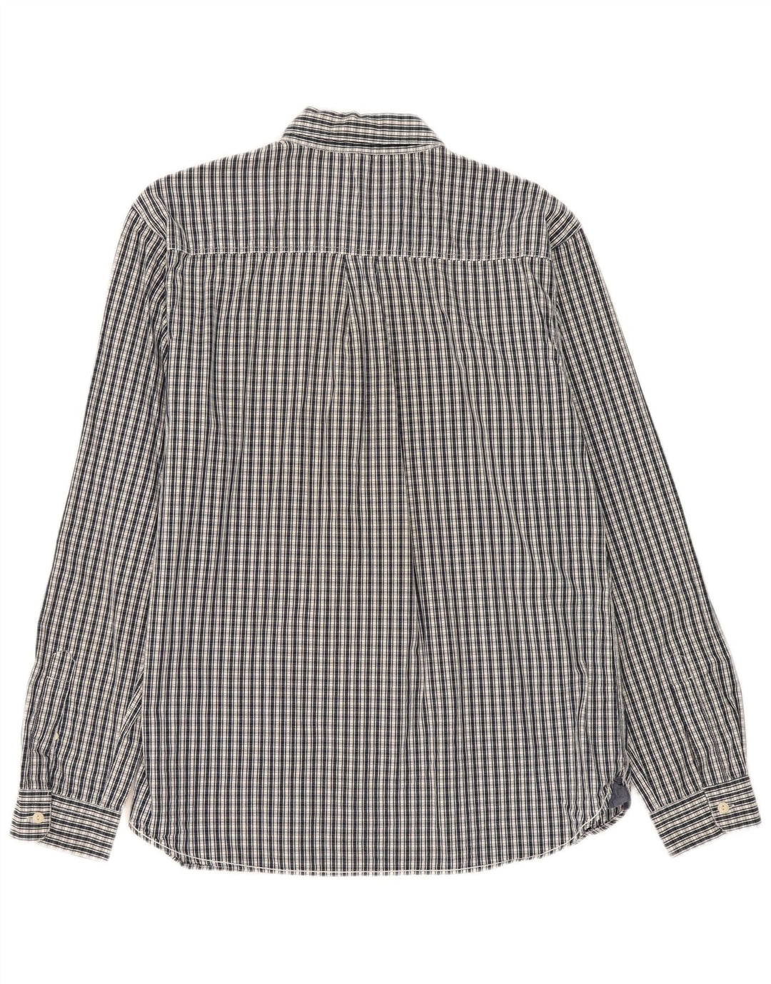 White Stuff Herre Classic Fit skjorte XL marineblå ternet bomuld