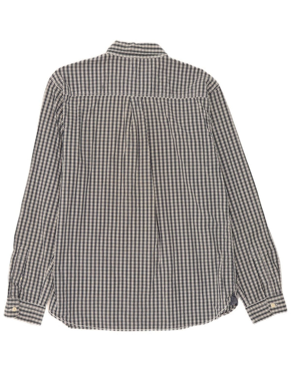 White Stuff Herre Classic Fit skjorte XL marineblå ternet bomuld