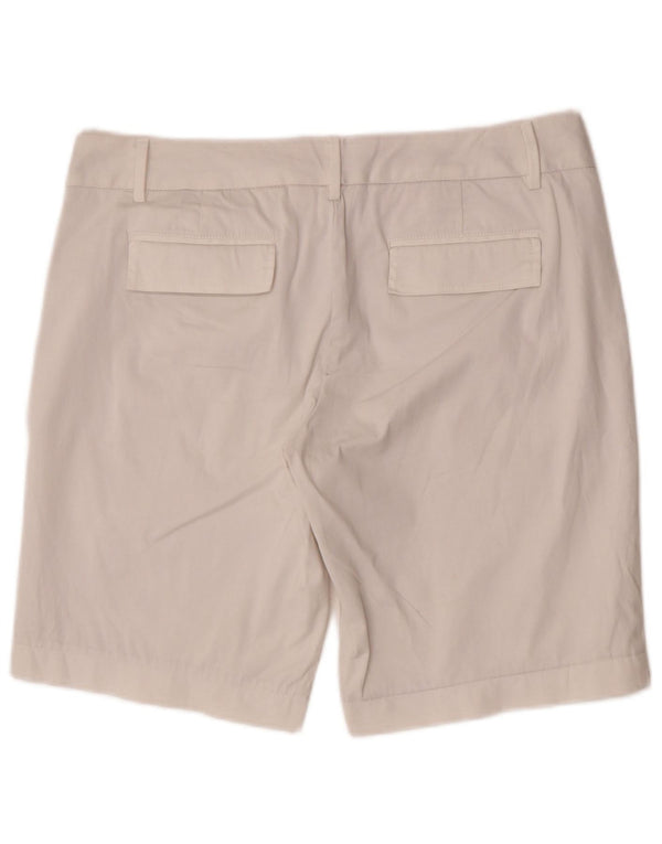 Banana Republic Womens Chino Shorts US 12 Large W32 White Bomuld