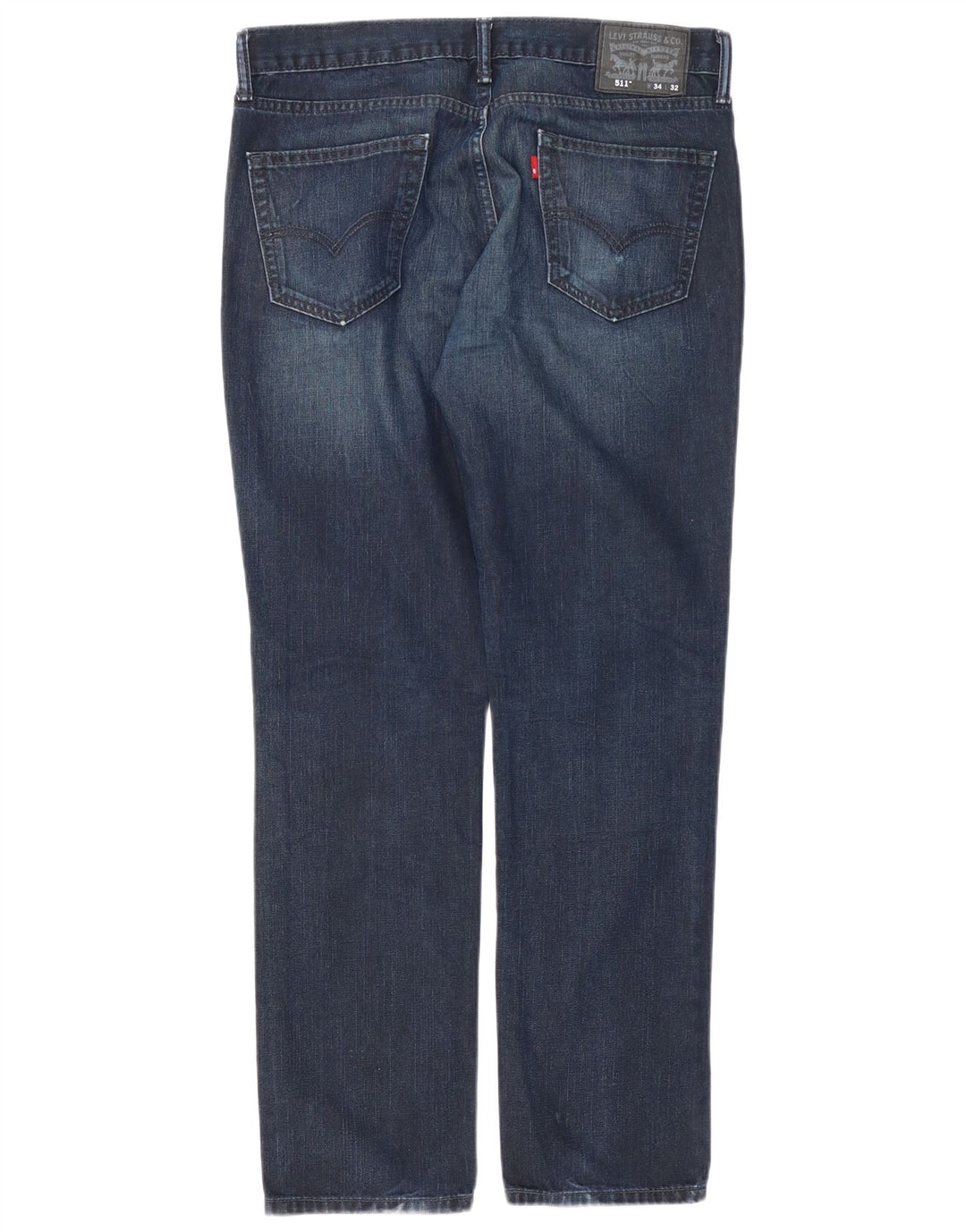 Levi's Herre 511 Slim Jeans W34 L32 Marineblå Bomuld