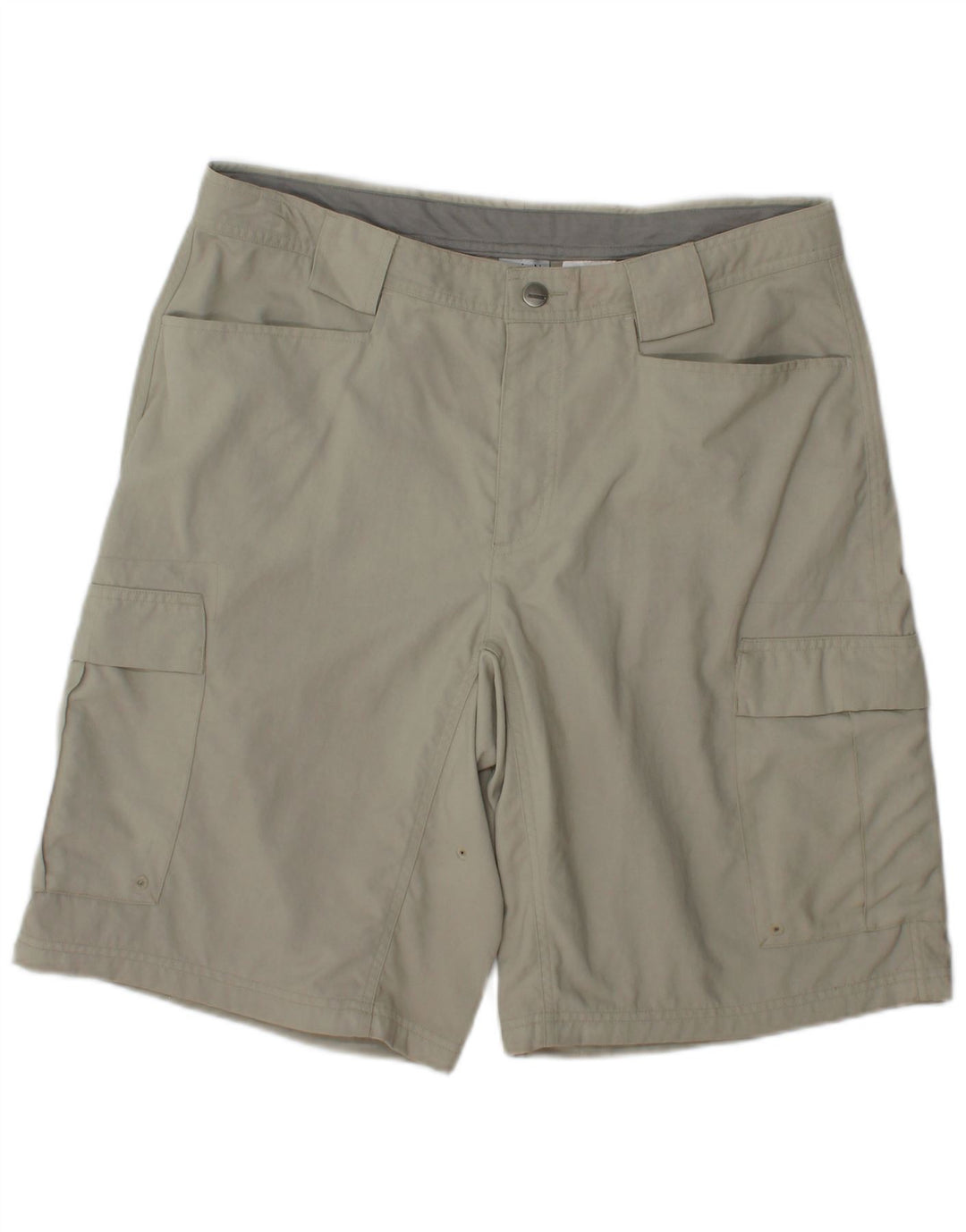 Columbia Herre Cargo Shorts W34 Large Grå Nylon