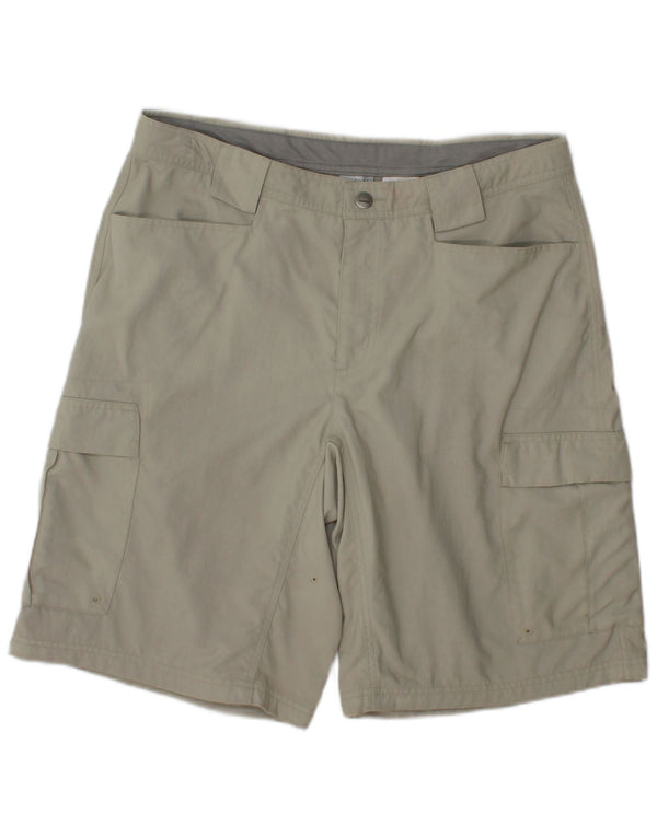Columbia Herre Cargo Shorts W34 Large Grå Nylon