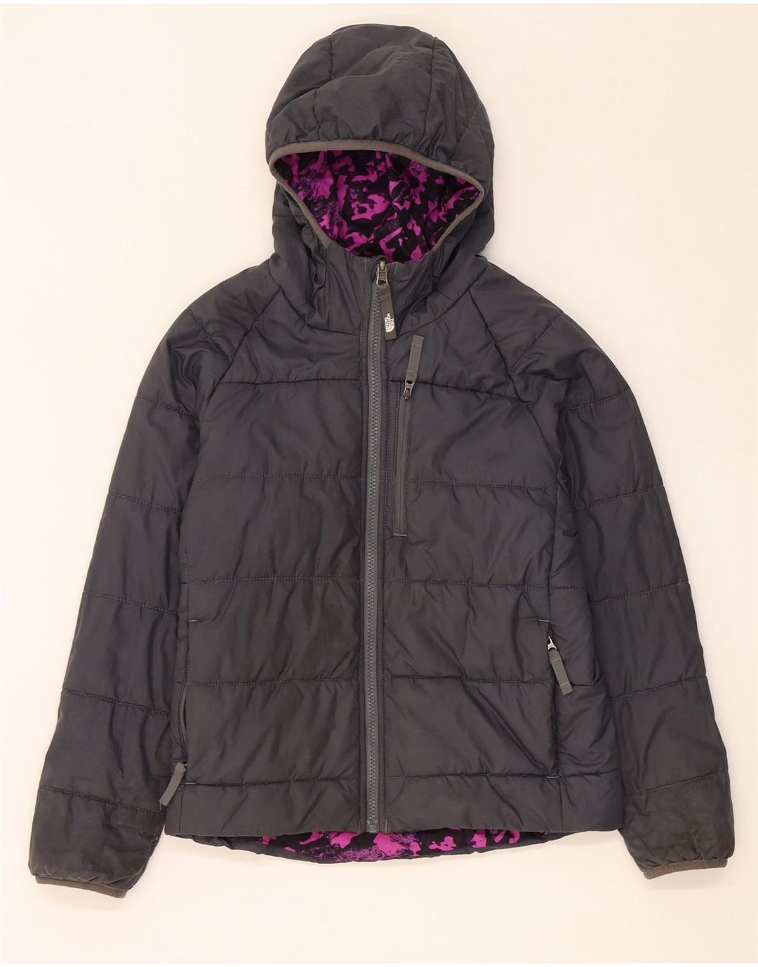 The North Face Piger Vendbar Hættejakke 9-10 år Medium Sort