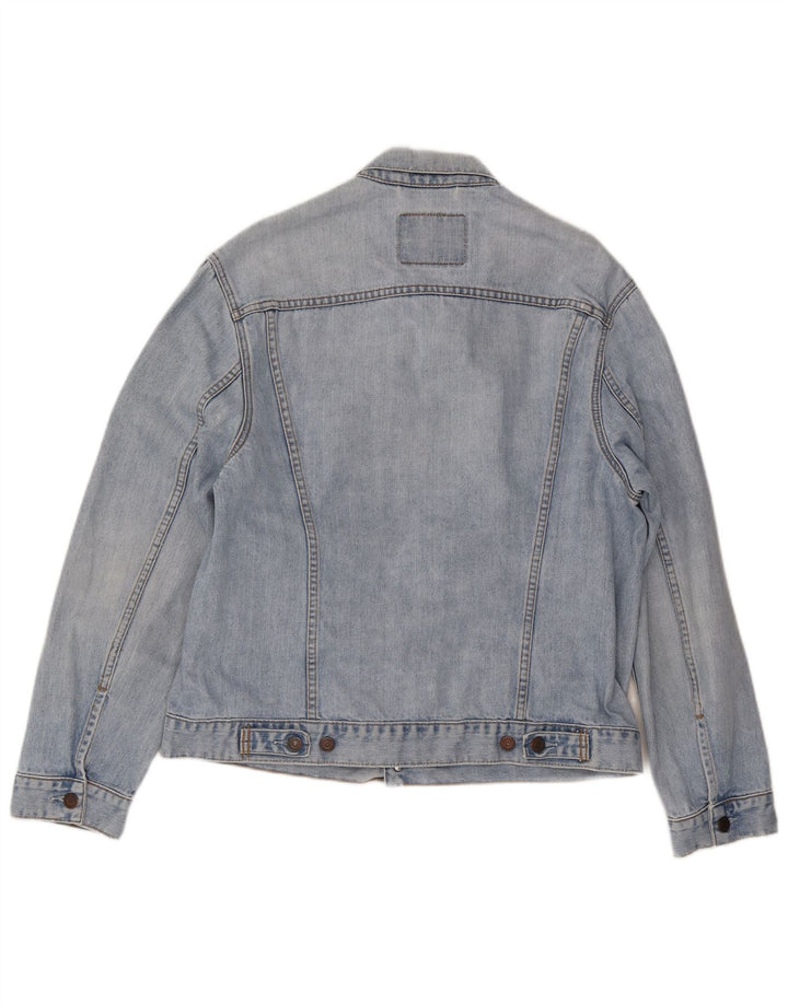 Levi's Herre denimjakke UK 40 Large Blue Cotton