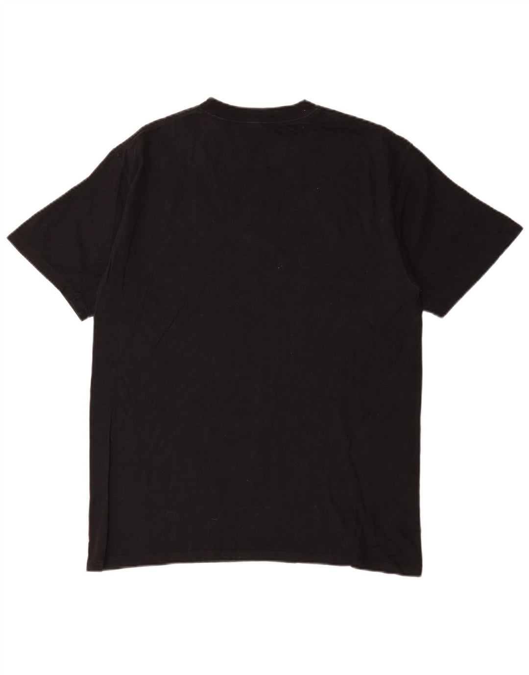 Champion Herre T-Shirt Top Medium Sort Bomuld