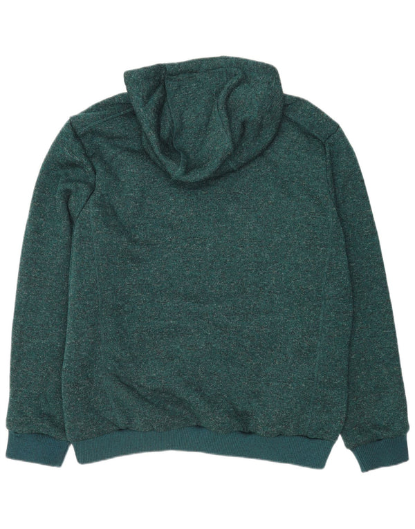 Mountain Warehouse Herre hættetrøje med lynlås XL Grøn Flecked Polyester