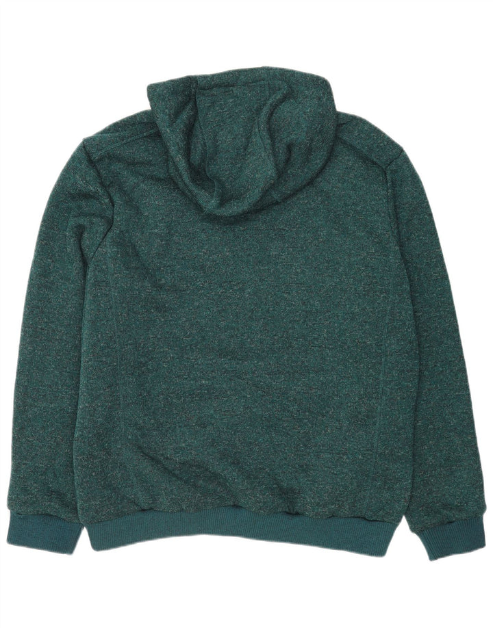Mountain Warehouse Herre hættetrøje med lynlås XL Grøn Flecked Polyester