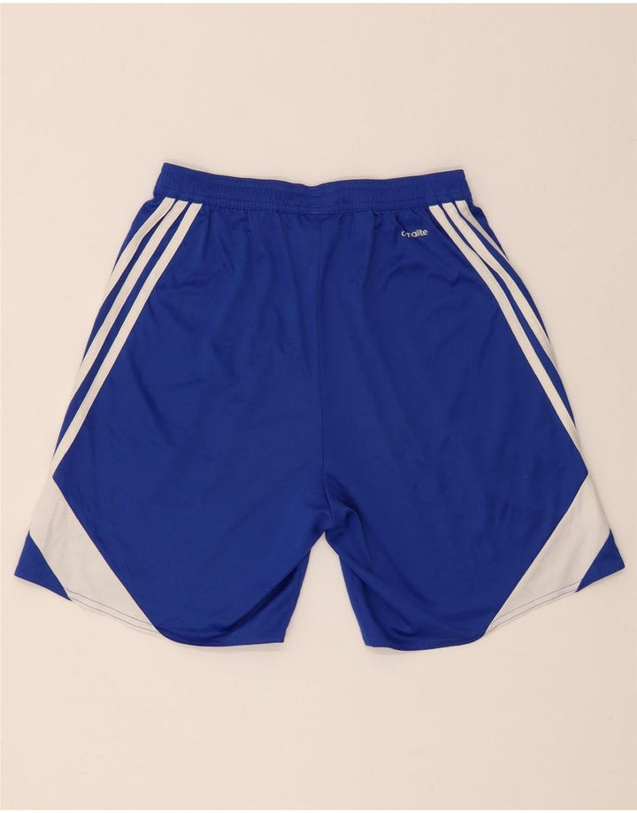 Adidas Herre Climalite Sportshorts Small Blue Colourblock Polyester