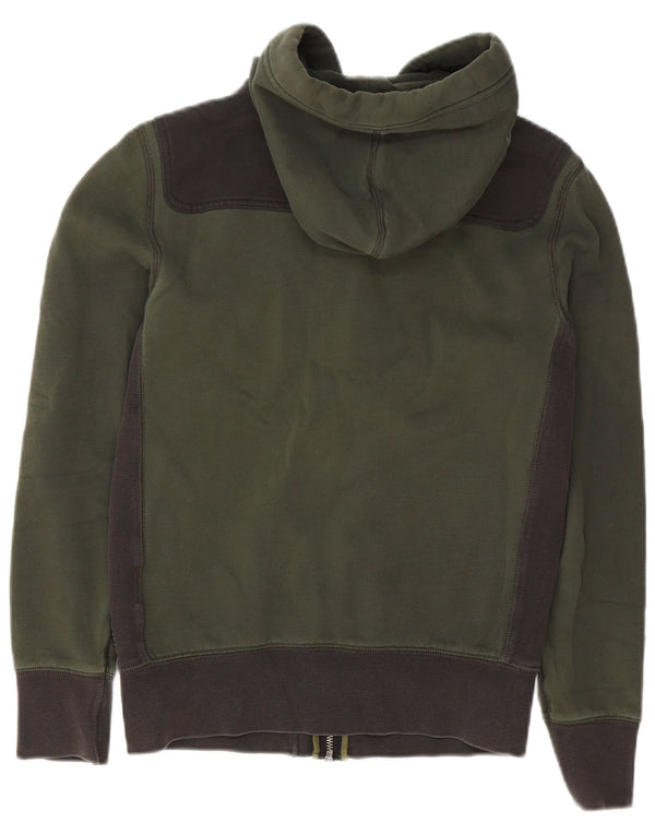 Armani Jeans Dame Bomber Jacket UK 36 Small Green Colourblock Sports