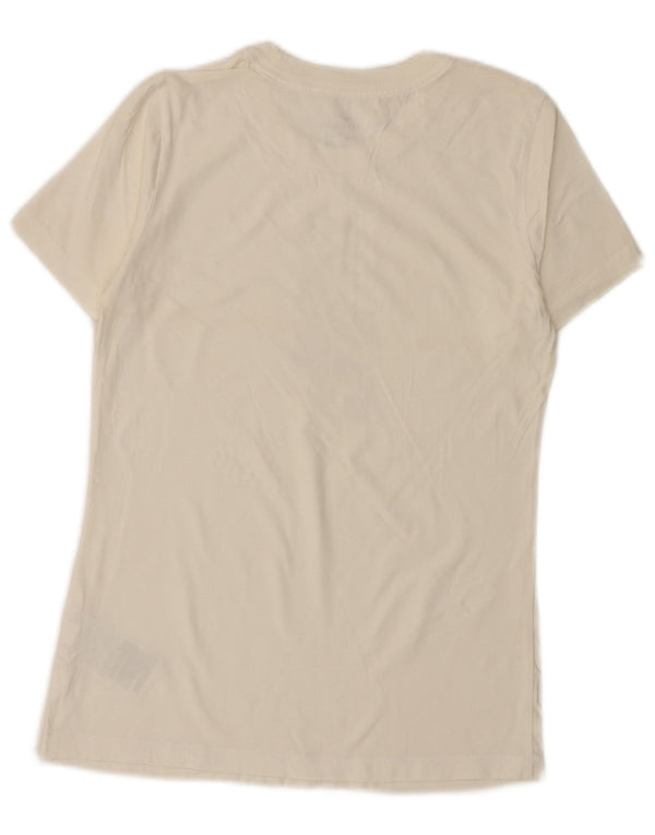 Nike grafisk T-shirt top til kvinder DK 6 XS hvid bomuld