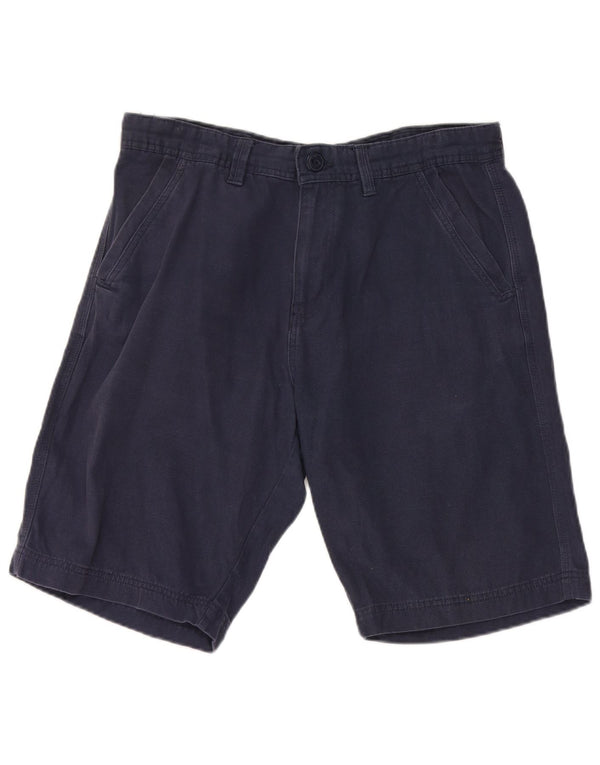 Weird Fish Herre Chino Shorts Large W34 Marineblå Bomuld