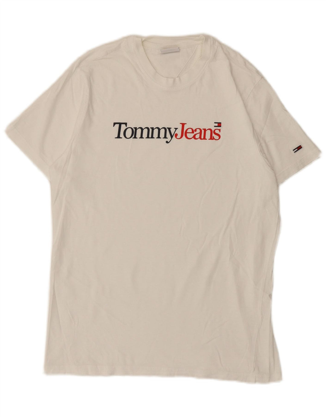 Tommy Hilfiger Herre Grafisk T-Shirt Top Lille Hvid