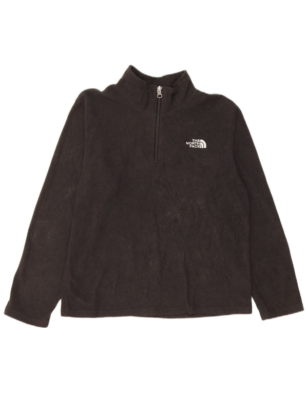 The North Face Boys Fleece Jumper med lynlås 11-12 år Stor Sort
