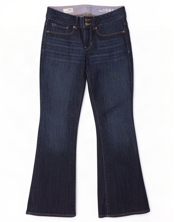 Gap Dame Bootcut Jeans US 2 XS W26 L29 Marineblå Bomuld