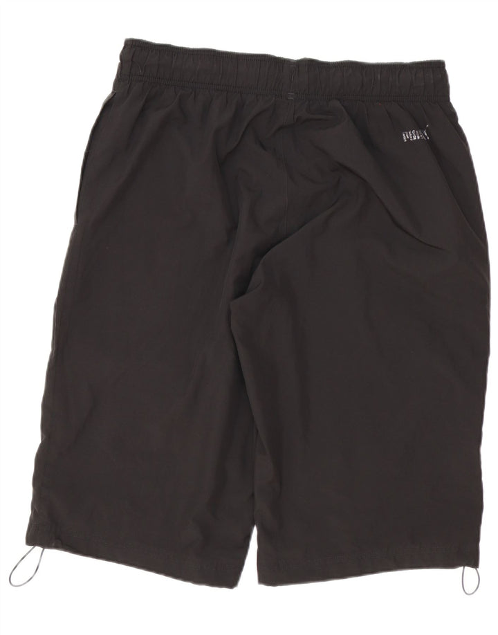 Puma Herre grafiske sportsshorts store sorte polyester