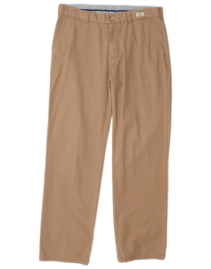 TOMMY HILFIGER Straight Chino-bukser til mænd W34 L32 Beige Bomuld