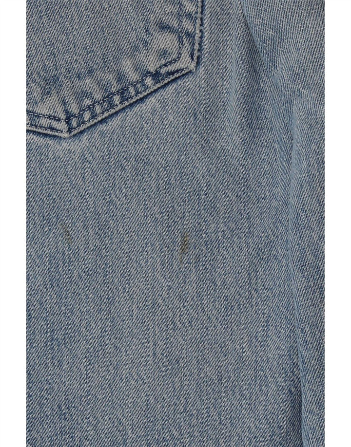 Trussardi Straight Jeans til mænd W33 L29 blå bomuld